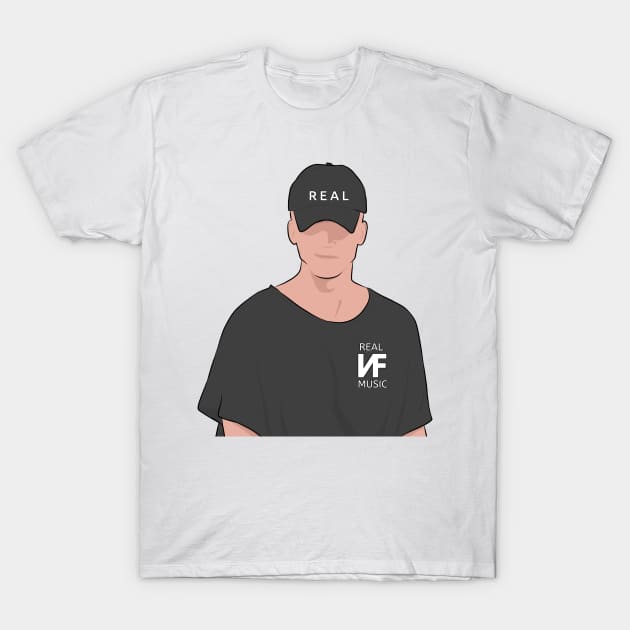 NF smirk design T-Shirt by Lottz_Design 